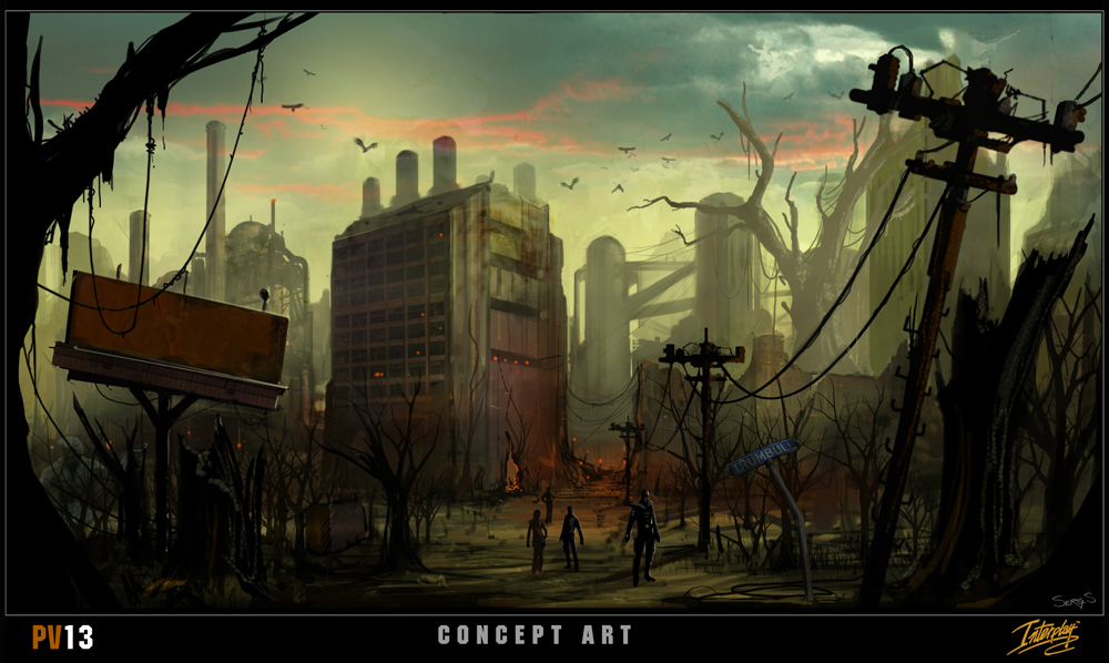 Factory
The first piece of concept art released for Interplay's Project V13
Keywords: Interplay FOOL PV13 Project V13 Concept Art Fallout MMO